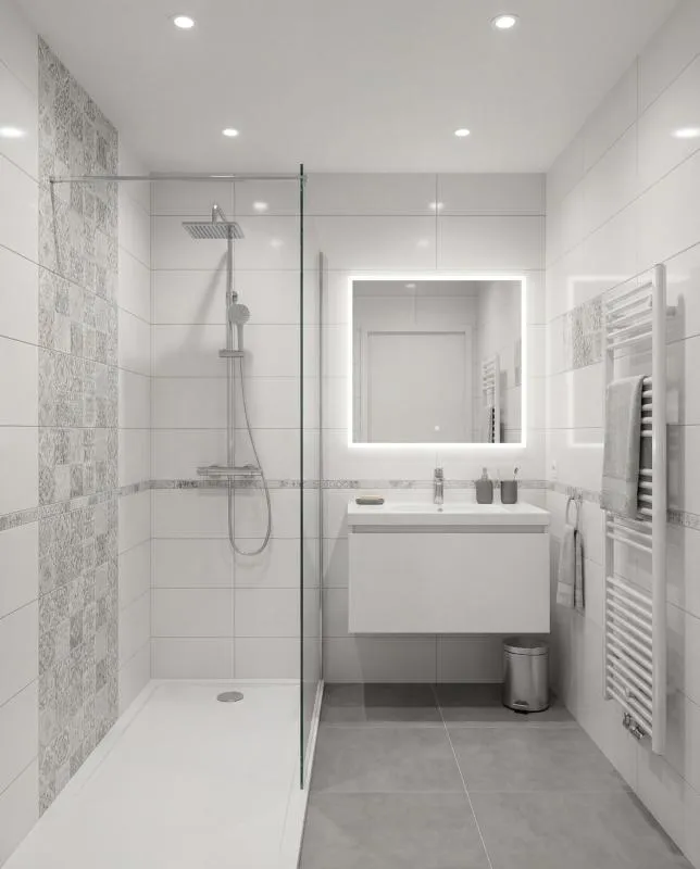 Salles de bain - Appartement T2 avec Balcon à Sassenage