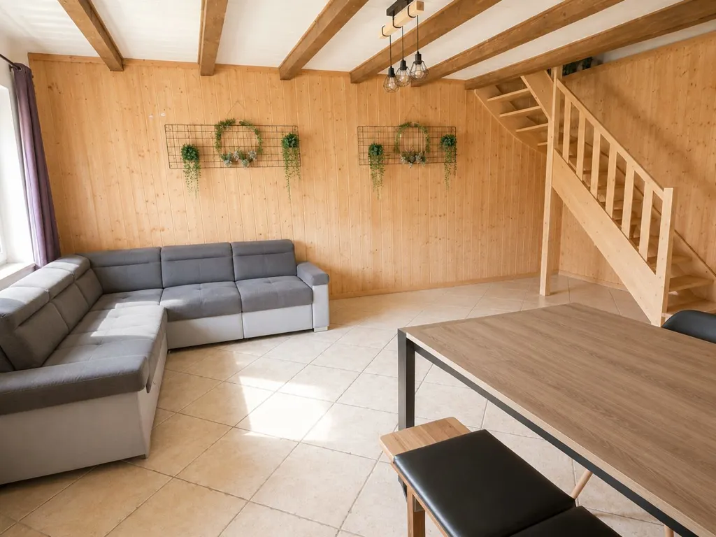 Sala da pranzo - Exceptional Apartment with Private Garden in Oye-et-Pallet