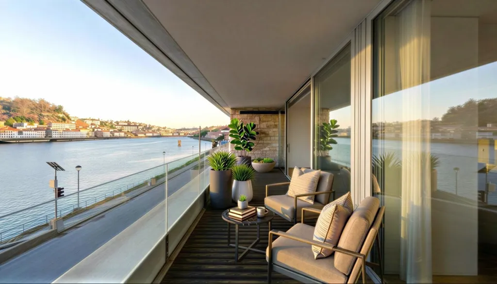 Balcone - Duplex Apartment with River View in Gaia
