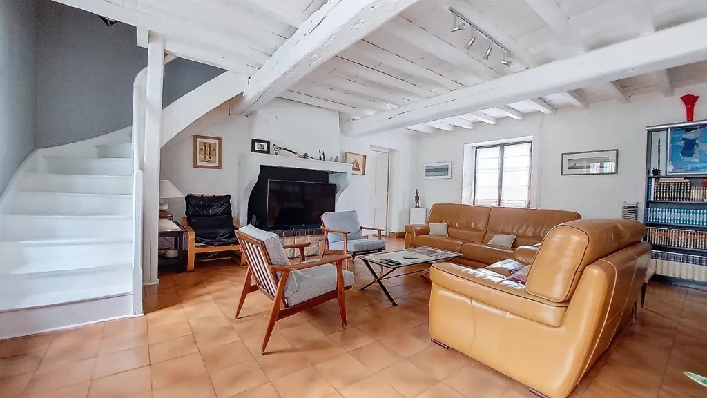 Living Room - Charming House with Garden in St Priest