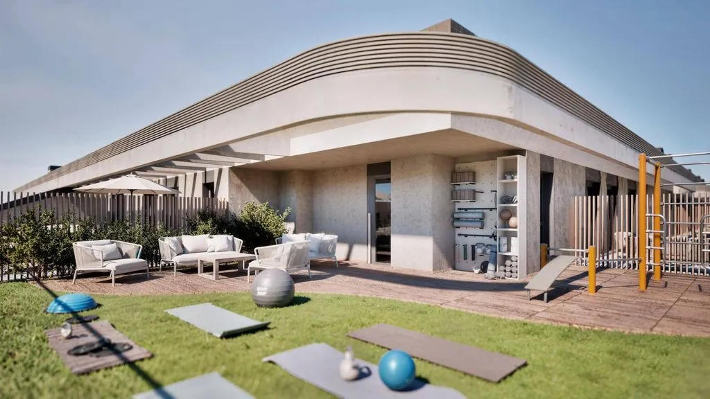 Piscine - Luxury Penthouse with Pool in Málaga