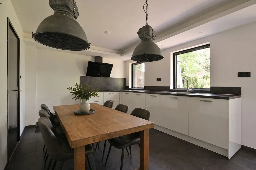 Dining Room - Corner House with Energy Label A in Huizen