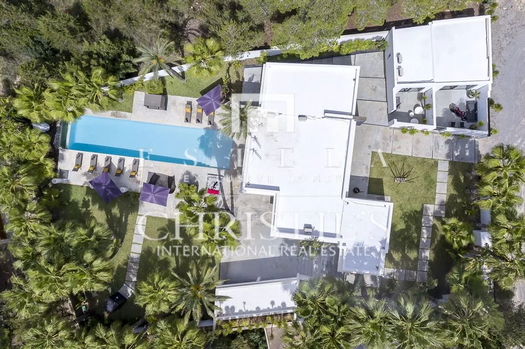 Vue aérienne - Modern Villa with Pool near Ibiza Beaches