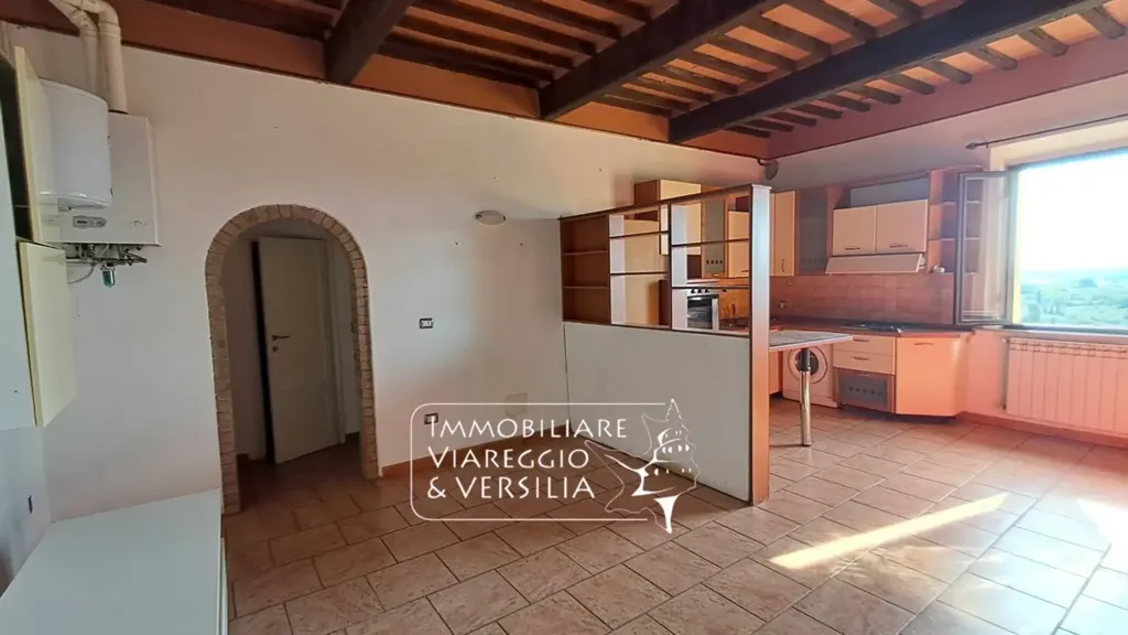 Cuisine - 4-Bedroom Apartment with Valley View in Capannoli