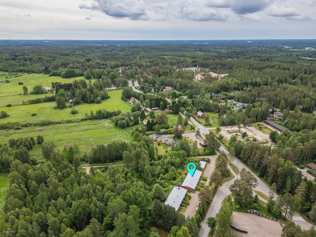 Õhuvaade - Terrace Flat with Garden in Sammatti