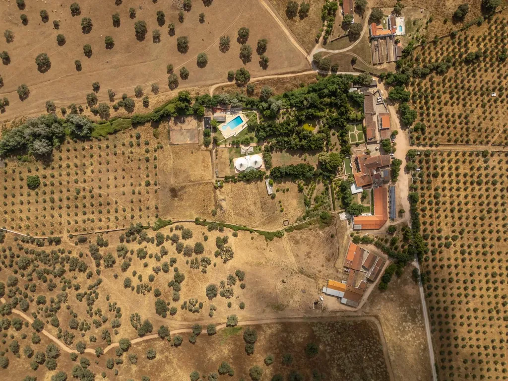 Õhuvaade - Farm with Antique Style Accommodations in Elvas