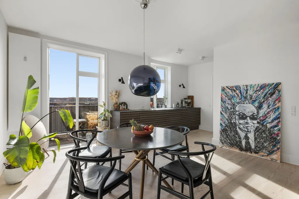 Salle à manger - Apartment with Spectacular View in Frederiksberg