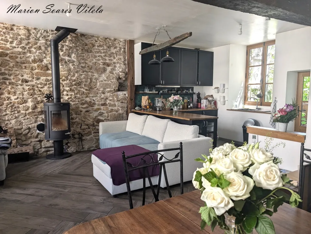 Soggiorno - Charming Property with Two Homes in Chaumes-en-Brie