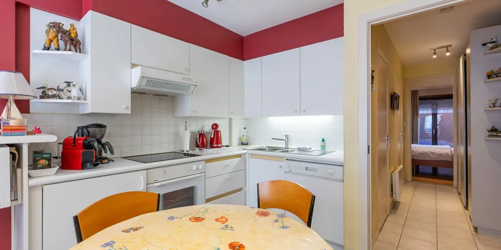Köök - Apartment with Seafront Access in Middelkerke