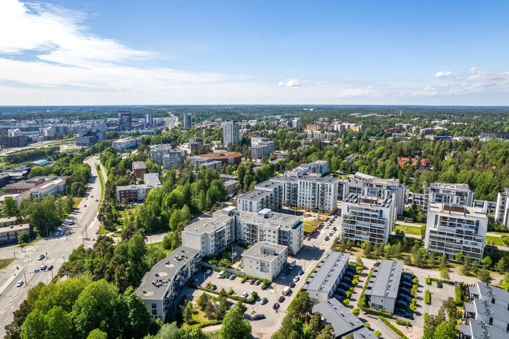 Vue aérienne - Bright Apartment with Sauna in Leppävaara, Espoo