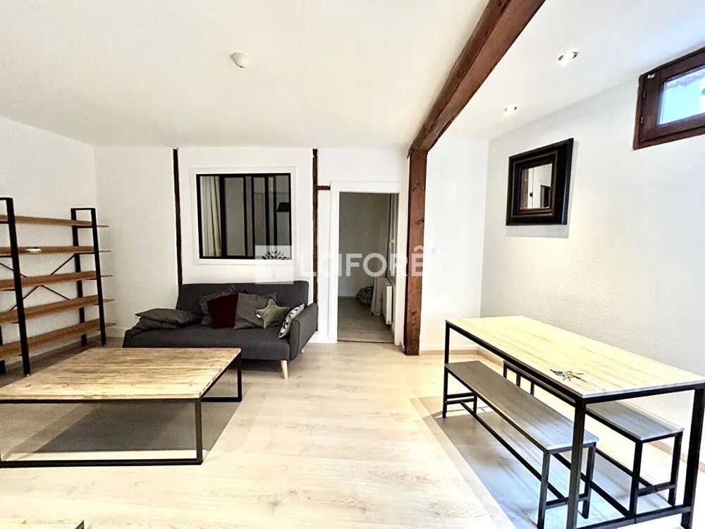 Séjour - Appartement Meublé 2 Pièces au Cœur de la Krutenau