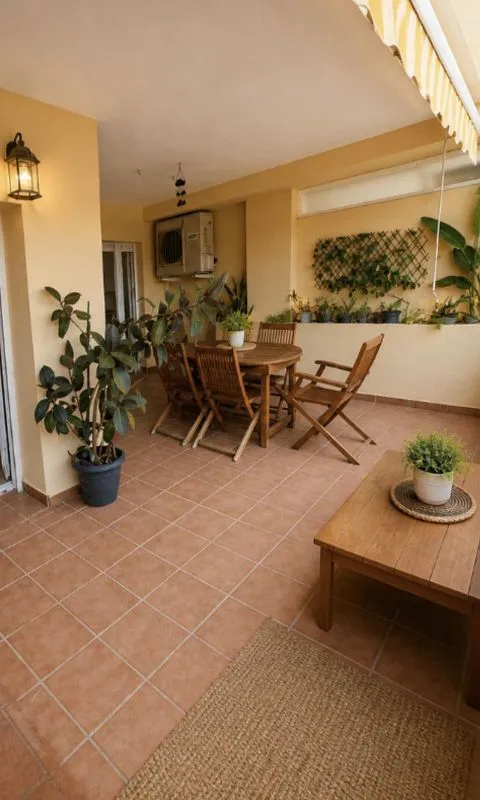 Terrasse - Apartment with Pool in San Pedro de Alcántara