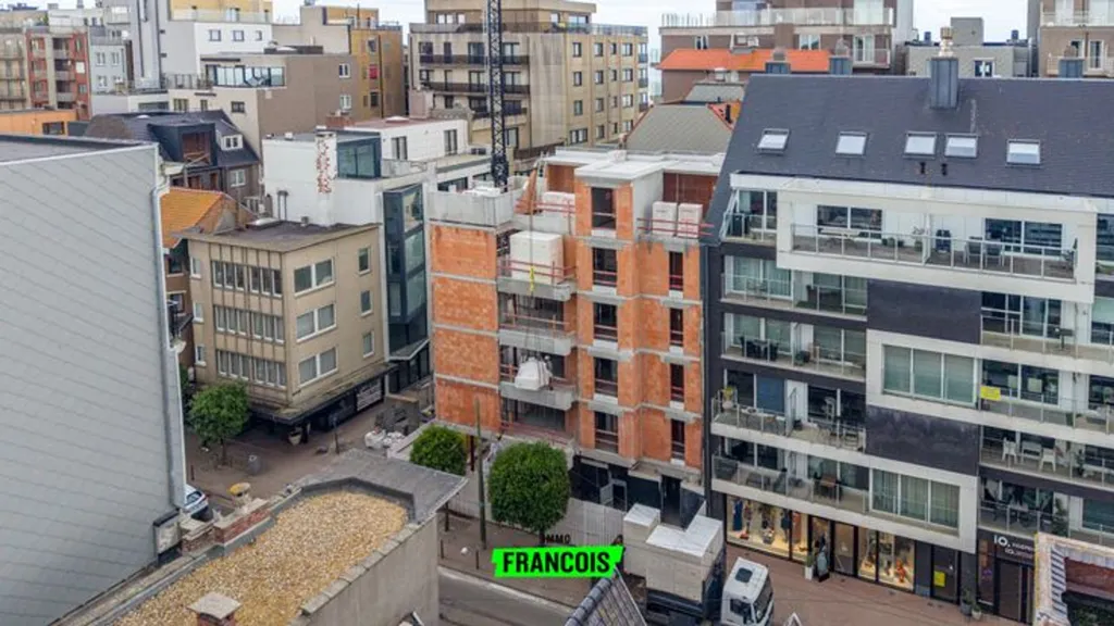 Aerial - New-Build Apartment with Sea View in De Panne