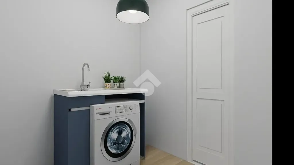 Pesuköök - Rearranged Apartment near Brescia Centre