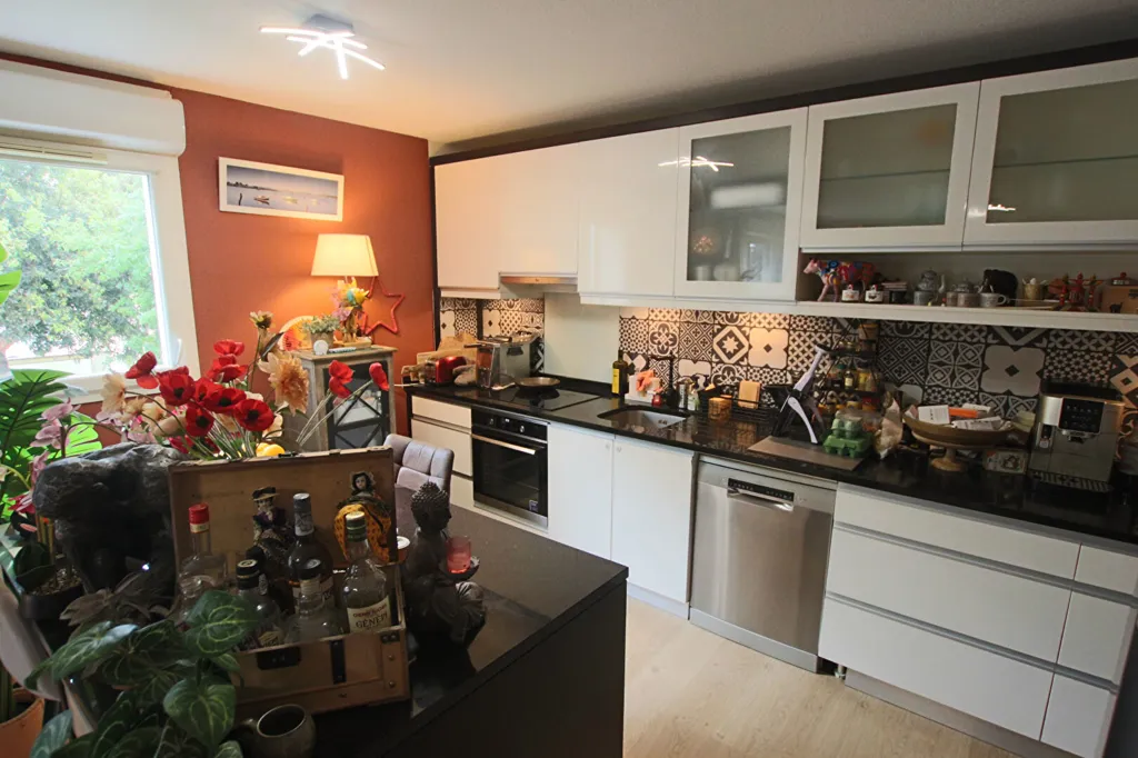 Cuisine - Appartement Duplex avec Balcon au Le Teich