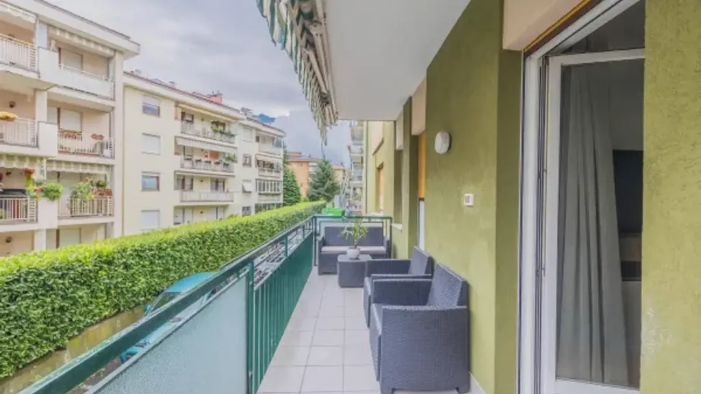 Balcony - Rustic-Style Flat with Sauna in Merano