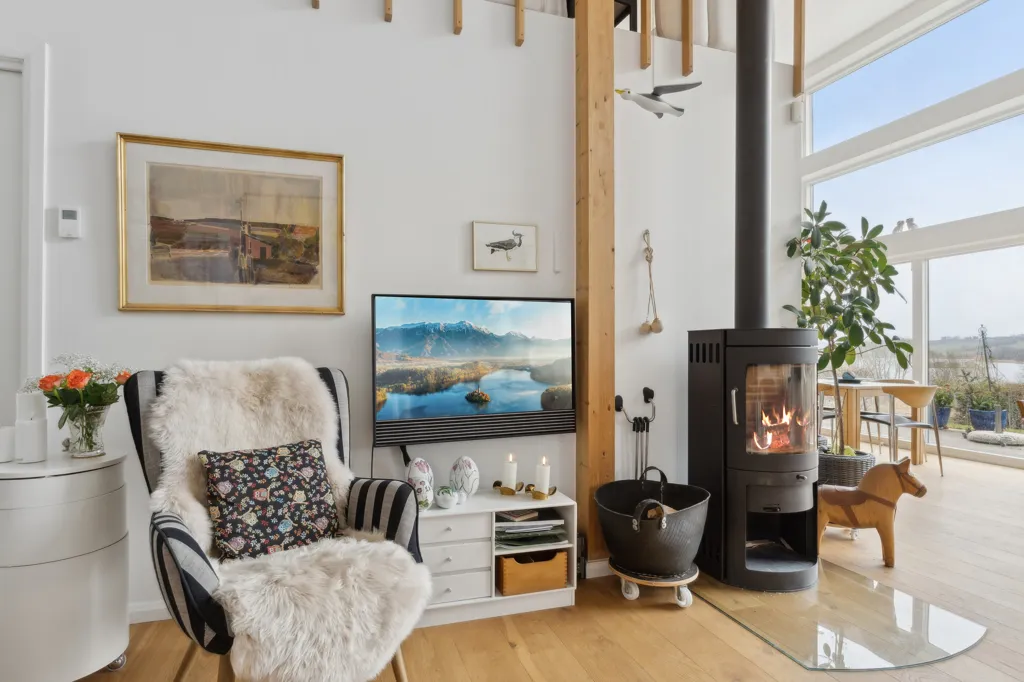 Séjour - Swedish Villa with Panoramic Nature View in Hoptrup