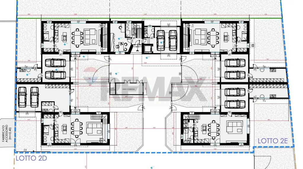 Plan - Modern Villa with Garden in Parabiago