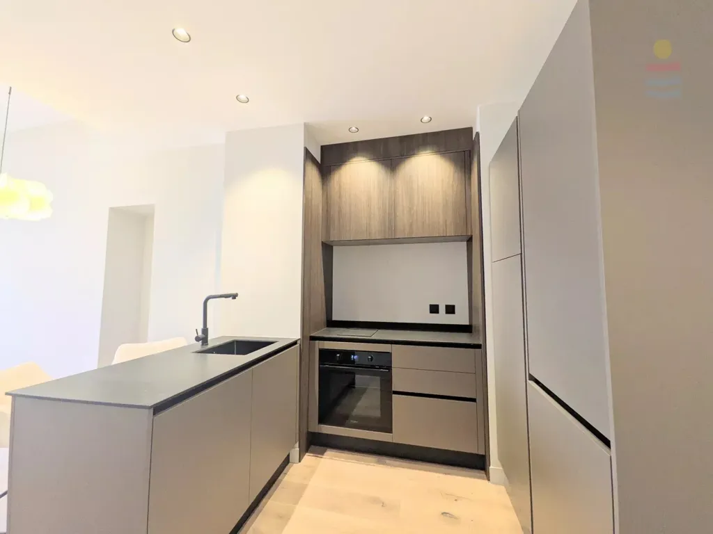 Cuisine - Appartement Charmant avec Climatisation à Nice