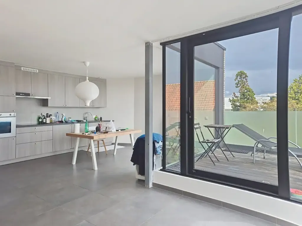 Cuisine - Appartement Énergétique avec Garage à Ursel