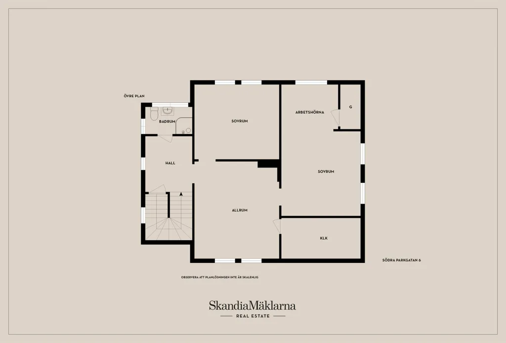 Plan - Charming 1911 Villa with Garden in Jönköping