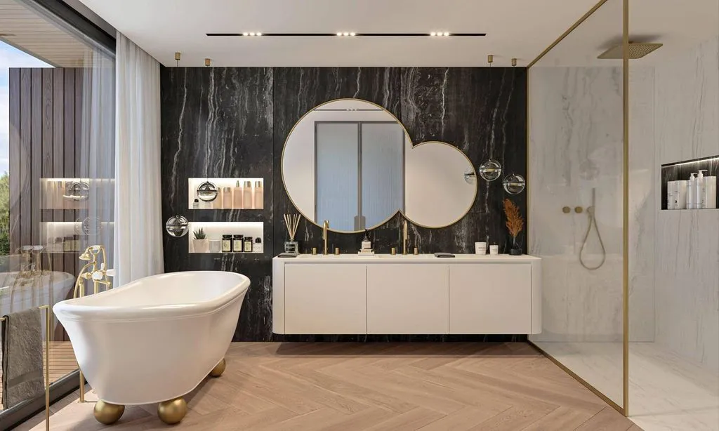 Salles de bain - Off-Plan Luxury Villa with Sea View in Sant Andreu de Llavaneres