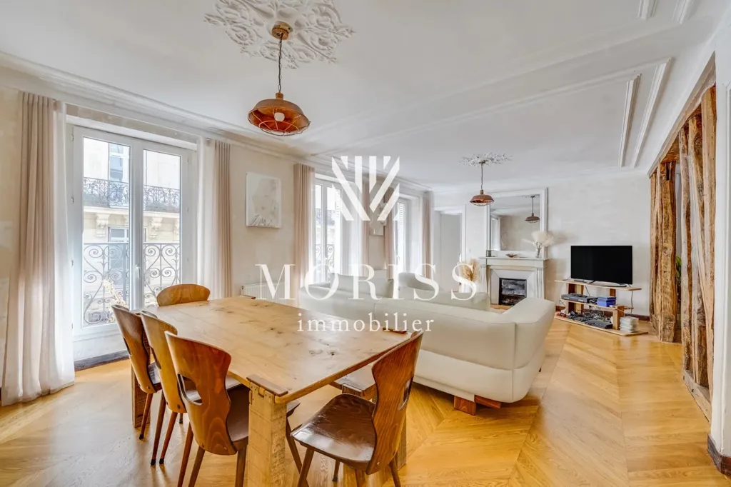 Soggiorno - Characterful Apartment in Condorcet/Martyrs