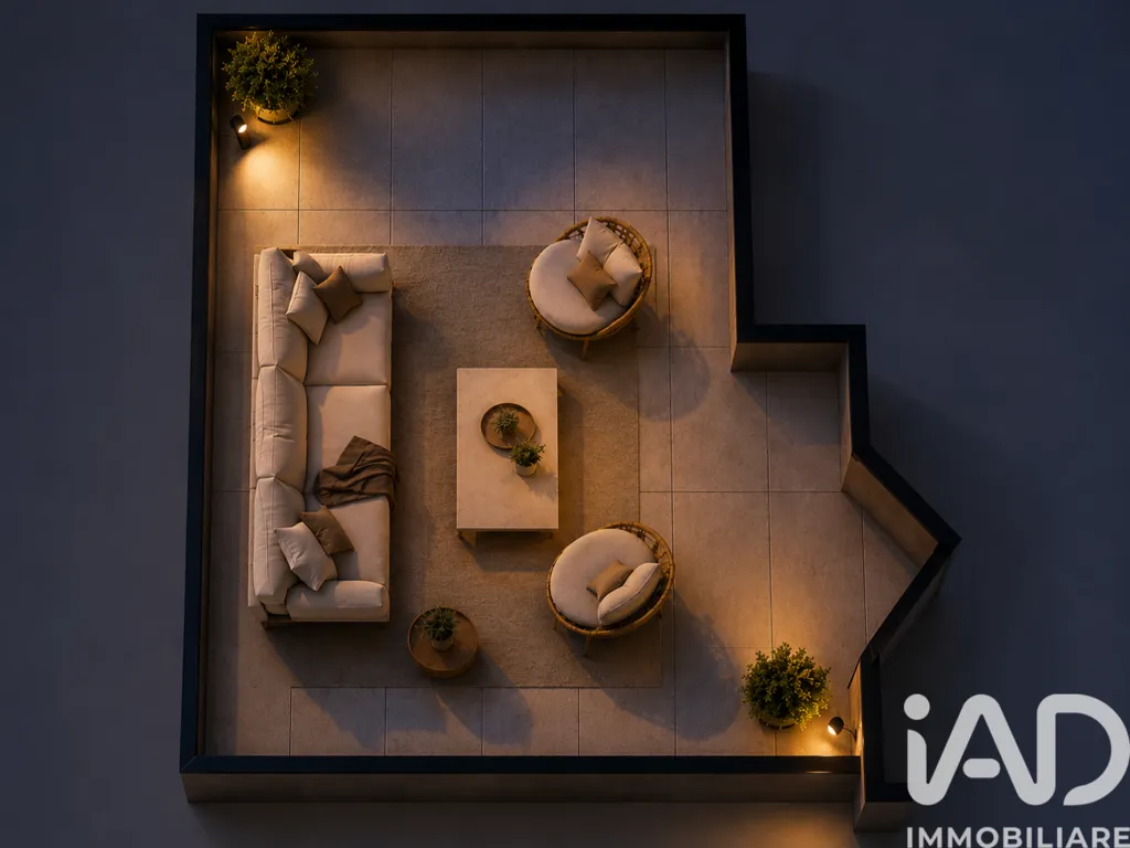 Plan - Apartment with Terrace in Palermo