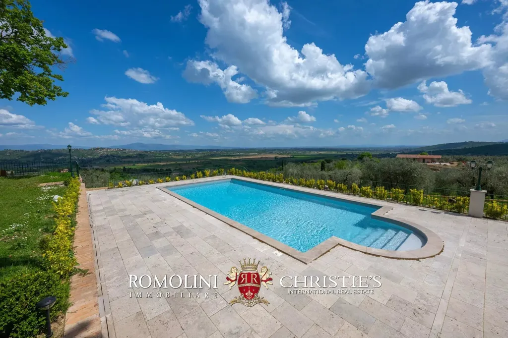 Pool - Villa with Pool and Olive Grove in Sinalunga, Tuscany