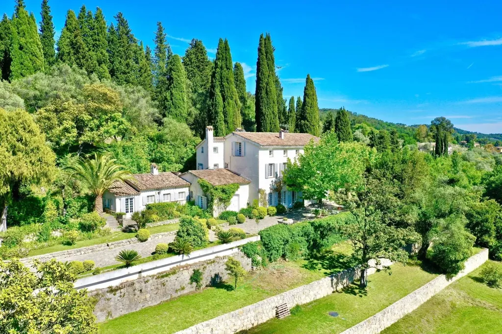 Õhuvaade - Character Bastide with Panoramic View near Valbonne