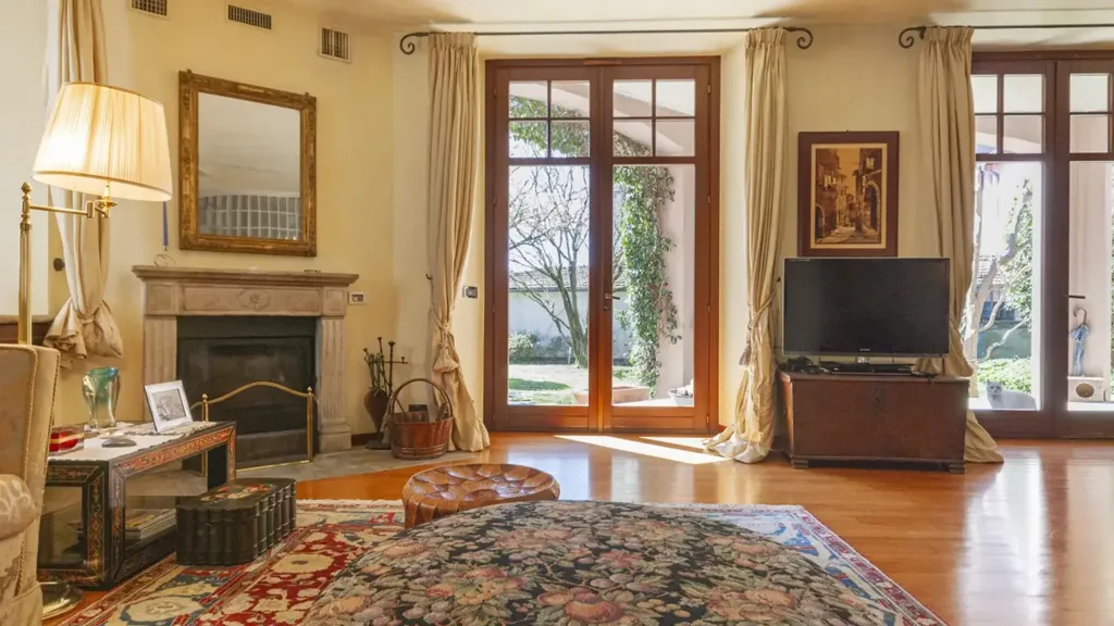 Séjour - Historic Villa with Panoramic Views in Grignasco