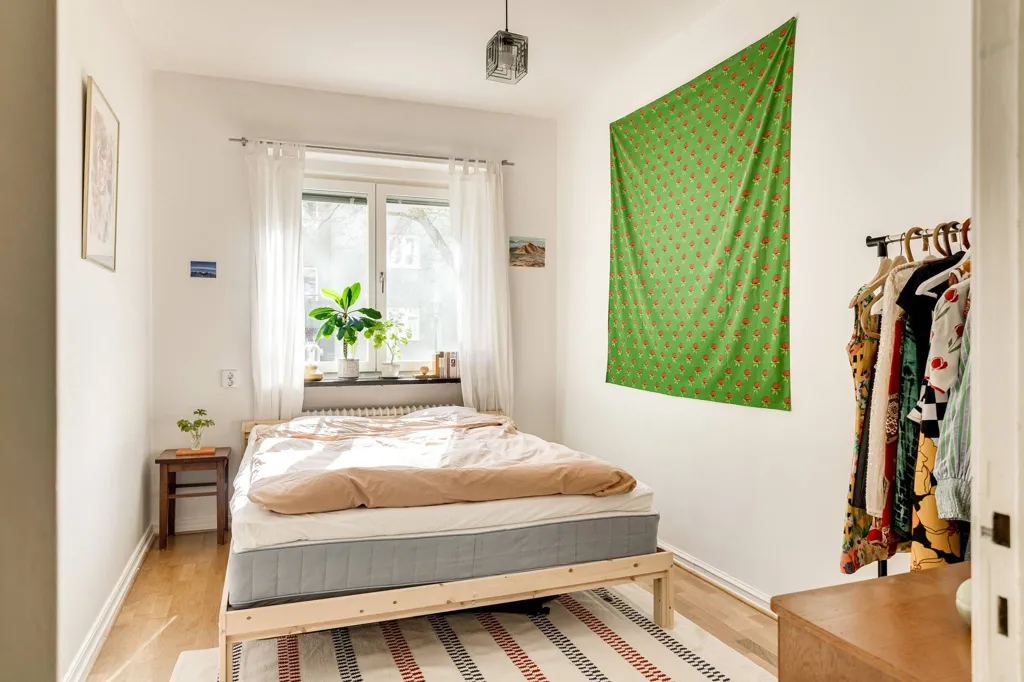 Camere da letto - Open-Plan 2-Bedroom with 1930s Charm in Malmö