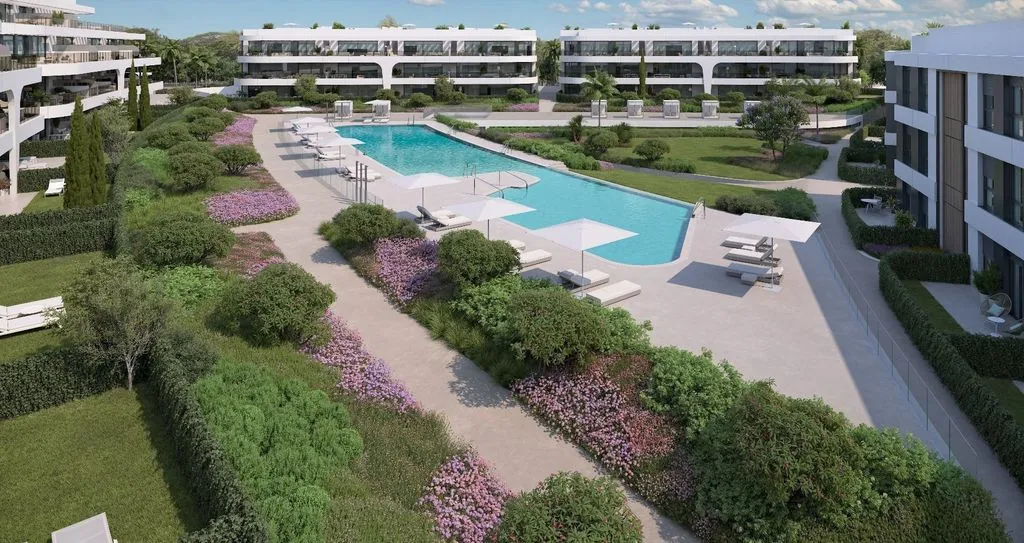 Piscine - Luxury Apartment with Pool in Estepona