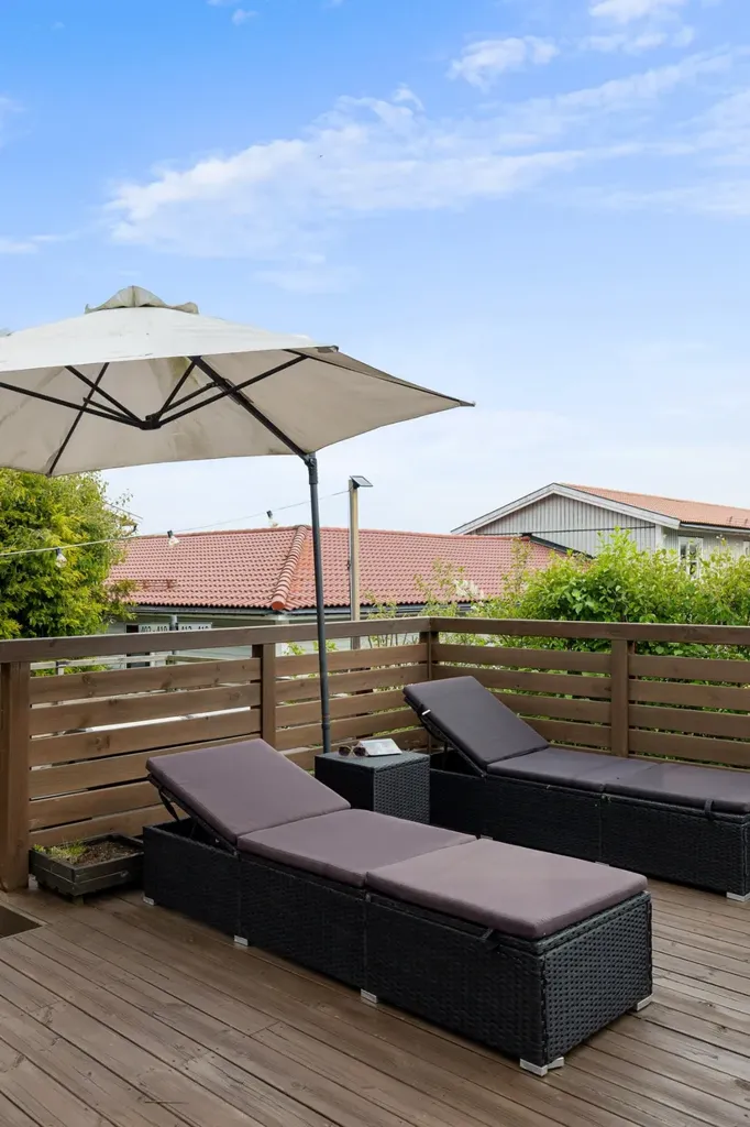 Terrasse - Gable-Tudor House with Garden in Söderby