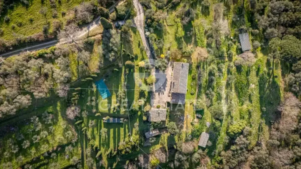 Õhuvaade - Historic Casale with Panoramic View in Cortona