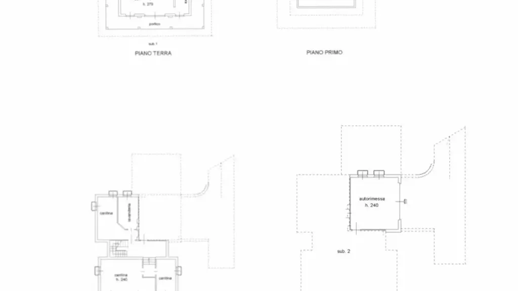 Plan - Luxury Villa with Pool in Brovello-Carpugnino