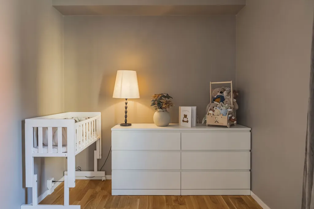 Bedrooms - Modern Flat with Balcony in Uppsala