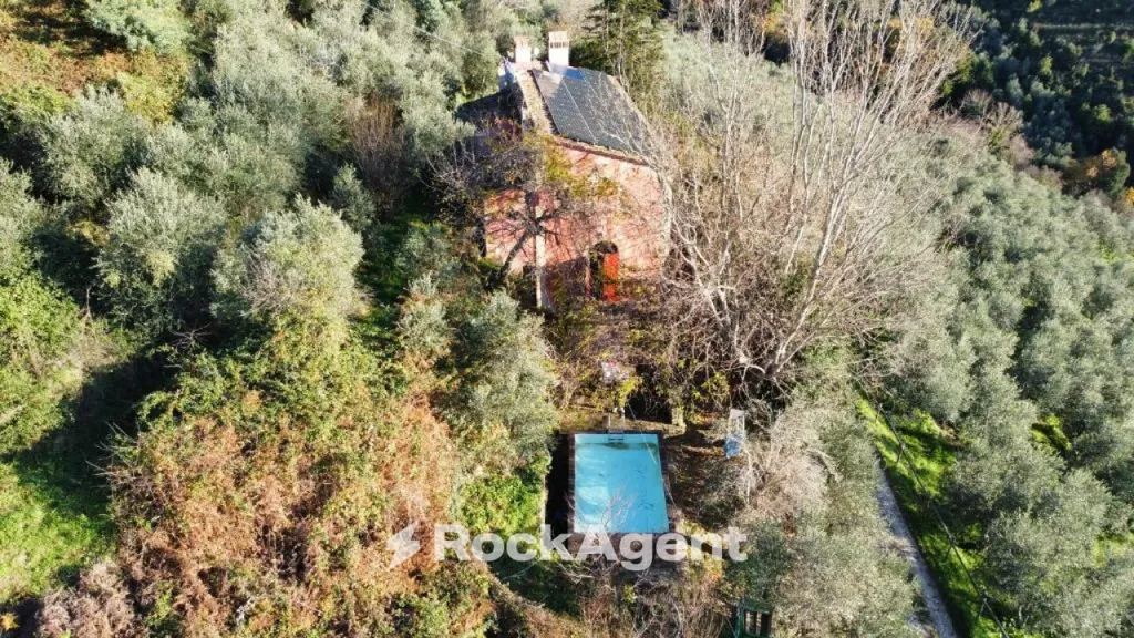 Vue aérienne - Rustic Villa with Panoramic Views in Calci