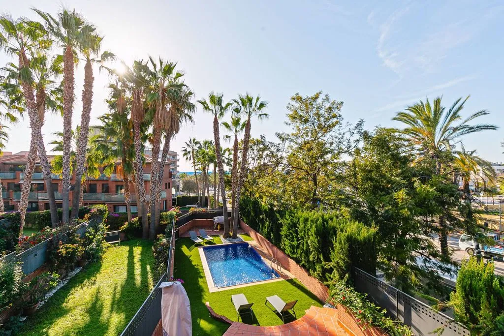 Vue aérienne - Luxury Semidetached House with Sea View in Sitges