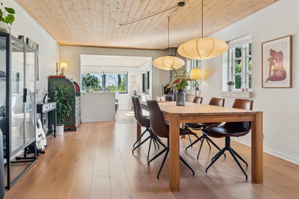 Salle à manger - Renovated Farmhouse with Open Fields in Låstrup