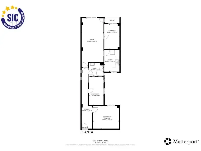 Plan - Apartment with Balcony in Xirivella
