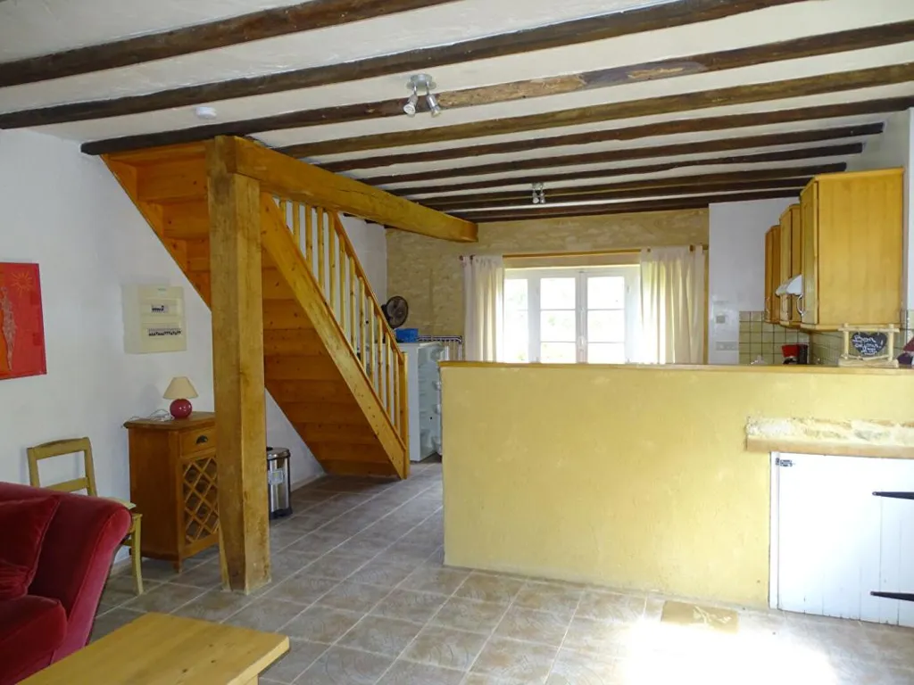 Séjour - Maison de Charme avec Piscine à Saint Génies