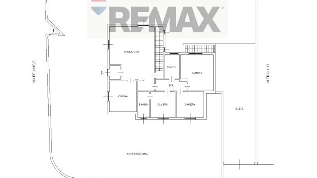 Floor Plan - Single Villa with Garden in Bonate Sopra