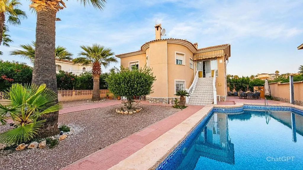 Piscine - Chalet with Pool and Terrace in Ciudad Quesada