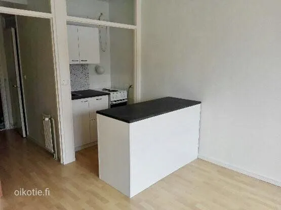 Cucina - Efficient 24 m² Flat with Garden View in Kaleva