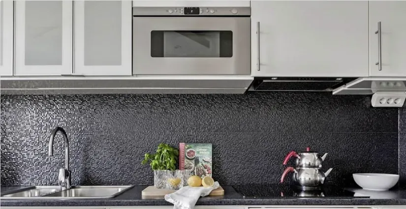 Cuisine - Apartment with Balcony in Skåne