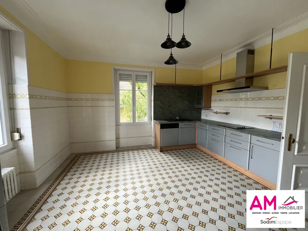 Köök - Charming Apartment with Balcony in Lautenbach
