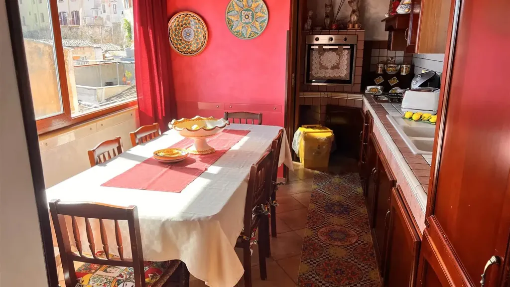 Dining Room - Restored House with Sea View in Sciacca
