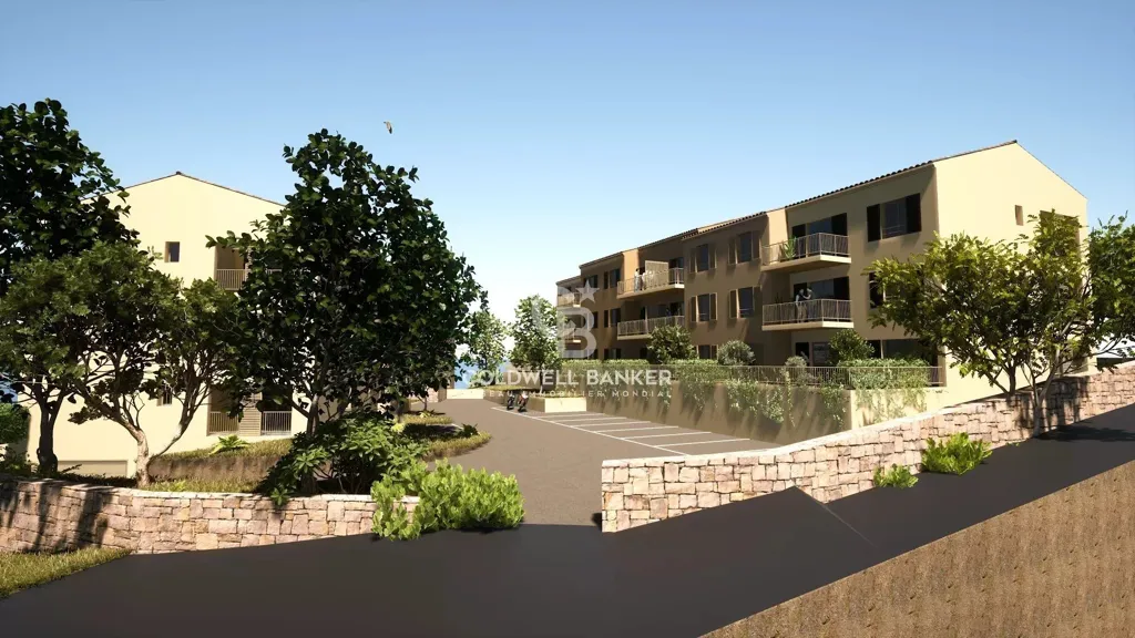 New One-Bedroom Apartment with Terrace in Algajola