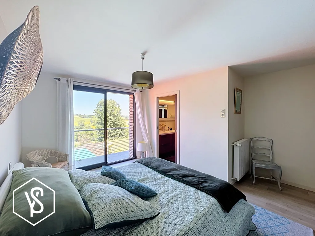 Camere da letto - Architect's Villa with Pool near Saint-Orens